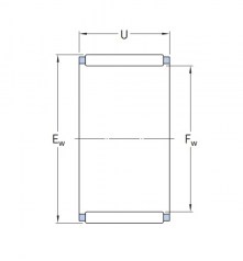 Подшипник Серия K и KT (подшипники без колец) Подшипник K 20x24x17 по выгодным ценам Великий Новгород